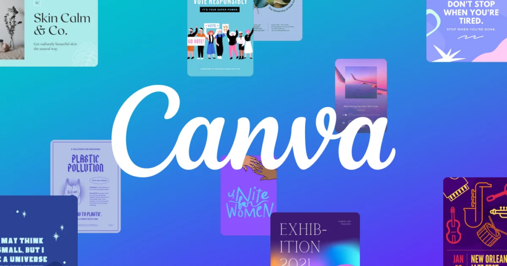 Canva cũng là một trong các công cụ thiết kế website chuyên nghiệp