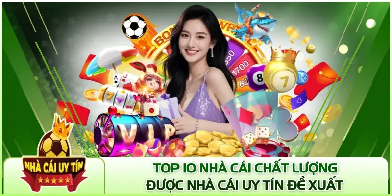 Top 10 nhà cái uy tín, chất lượng nhất được đề xuất tham gia