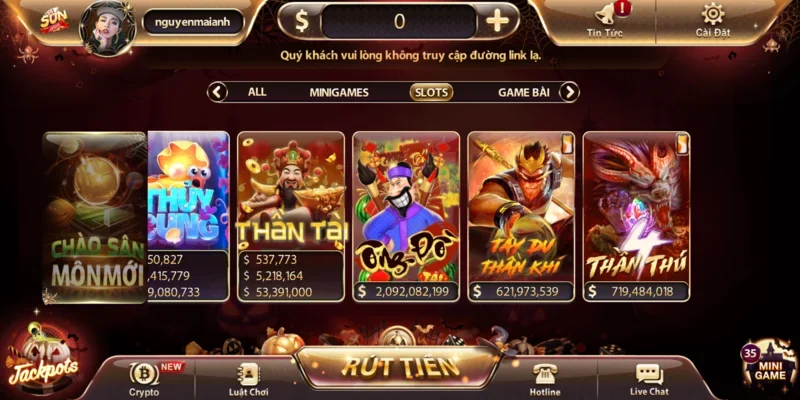 Quan sát giao diện là cách phân biệt Sunwin thật giả dễ nhất